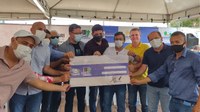 Em Espigão do Oeste, Luizinho Goebel prestigia lançamento do Projeto "Tchau Poeira” e “Plante Mais”