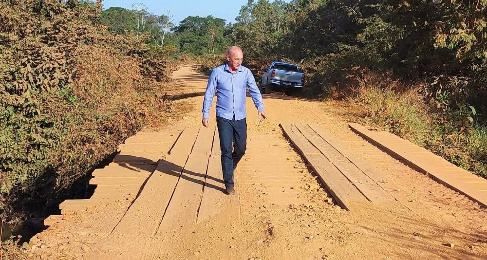 CORUMBIARA: Articulação de Ezequiel Neiva resulta em recursos para instalação de nova ponte