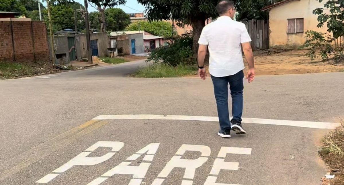 Ruas do bairro Conceição recebe nova sinalização viária após solicitação do vereador Pedro Geovar - News Rondônia Ruas do bairro Conceição recebe nova sinalização viária após solicitação do vereador Pedro Geovar - News Rondônia