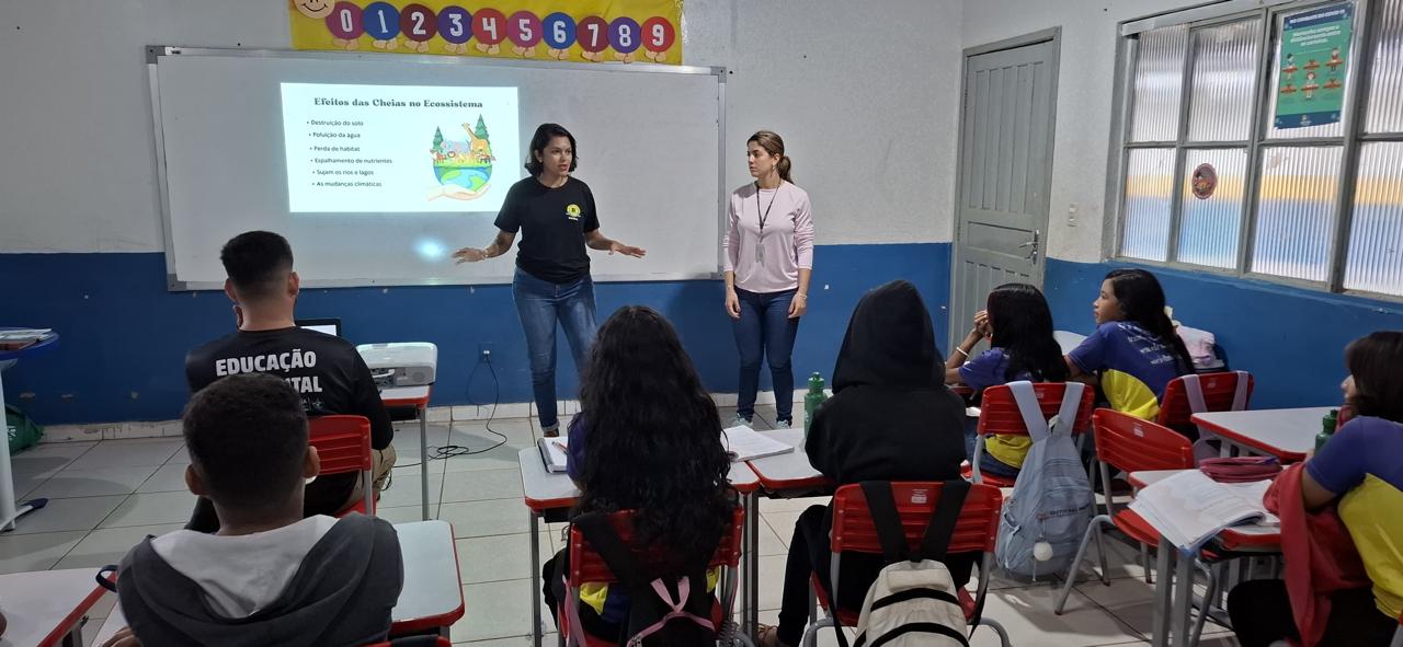 Equipe da Sema promove palestras informativas e dinâmicas