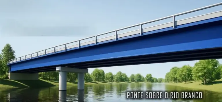 Jean Oliveira assegura recurso para construção de ponte em concreto e aço sobre o Rio Branco