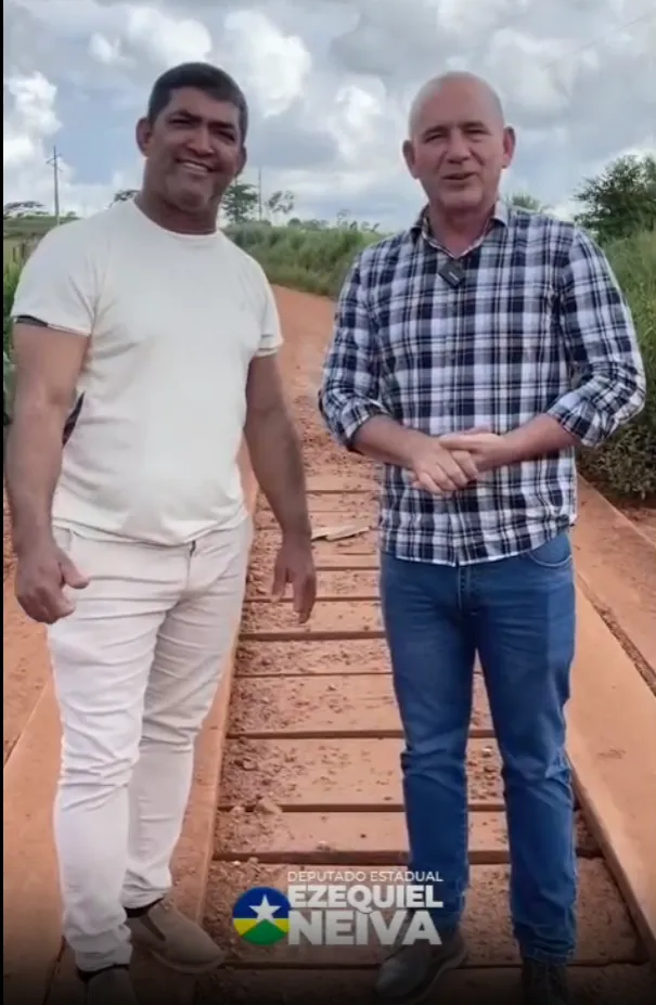 Ezequiel Neiva anuncia substituição de pontes de madeira por aduelas de concreto entre Chupinguaia e Corumbiara