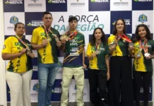 Dragões do Norte conquista 18 medalhas em competições internacionais de karatê com apoio de Ezequiel Neiva