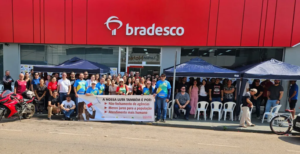 Bancários de Rondônia mostram força com adesão de 90 por cento à paralisação nacional