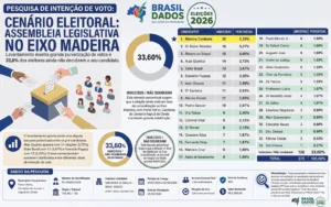 Pesquisa Brasil Dados revela cenário para deputado estadual no Eixo Madeira