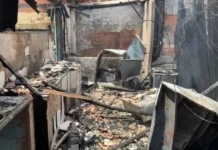 Máquina de lavar pega fogo e provoca incêndio em RO; apartamento fica destruído