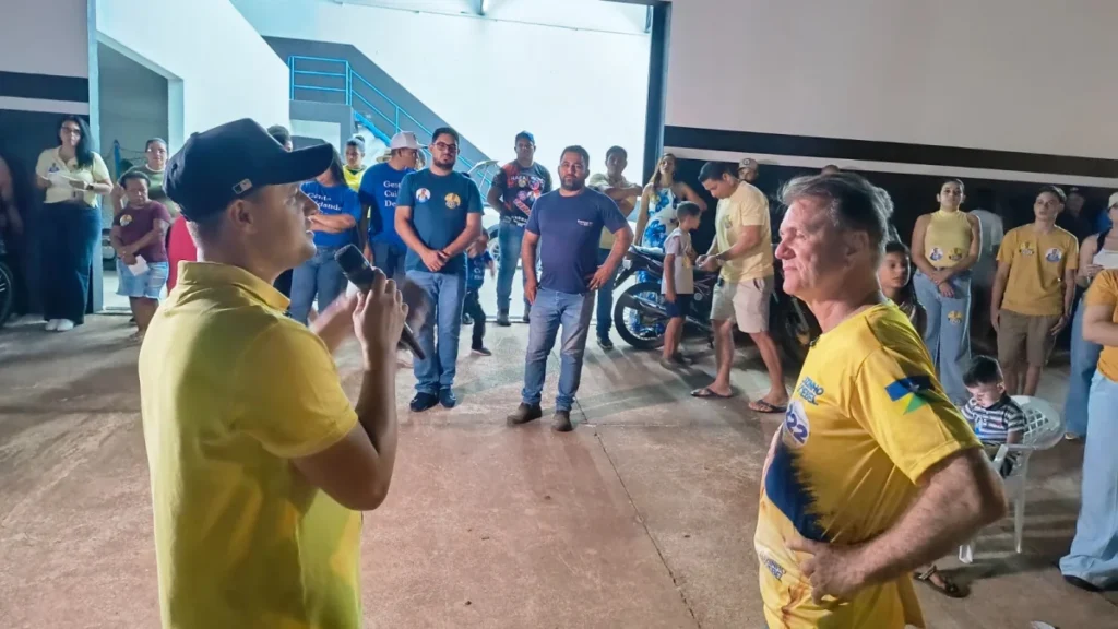 Prefeito de Chupinguaia mostra força politica em ato de apoio à reeleição do deputado estadual Luizinho Goebel
