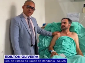 Após operar vilhenense acidentado, secretário da Saúde de Rondônia declara apoio ao candidato