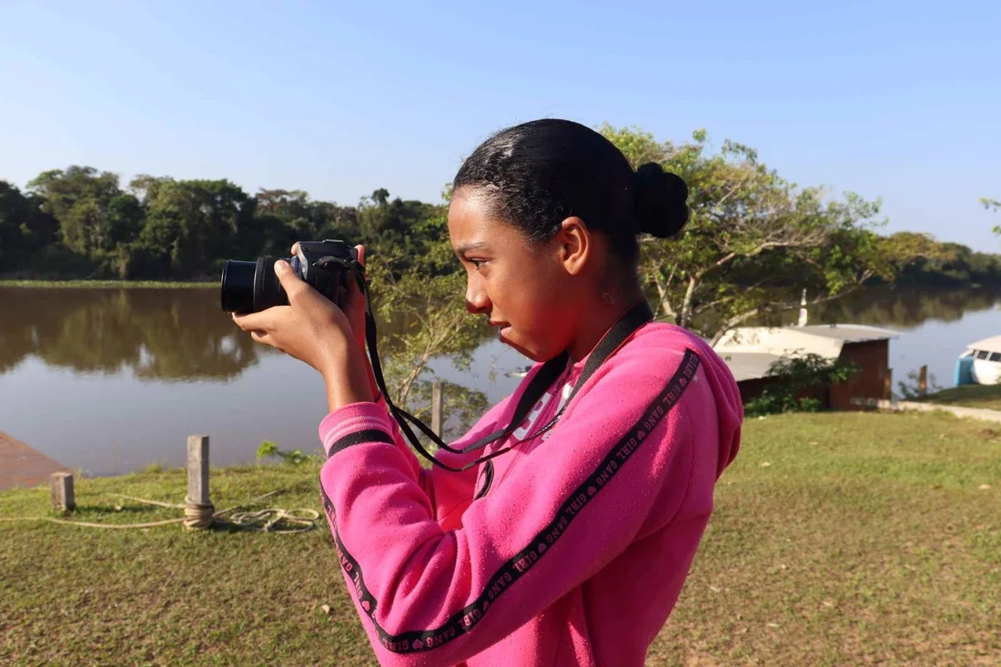 Mais de 500 fotografias foram produzidas durante a formação, atividades teóricas e práticas na Comunidade Quilombola de Santa Cruz