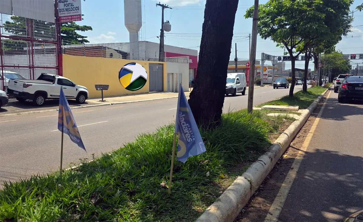 Justiça Eleitoral notifica campanhas sobre proibição de bandeiras em canteiros e carros de som em “pit stops”