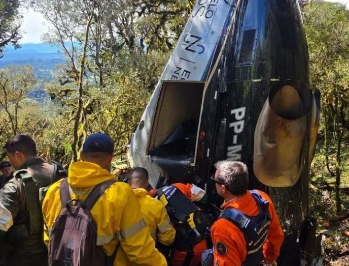 Resgate dos corpos em Santa Catarina • CBMSC