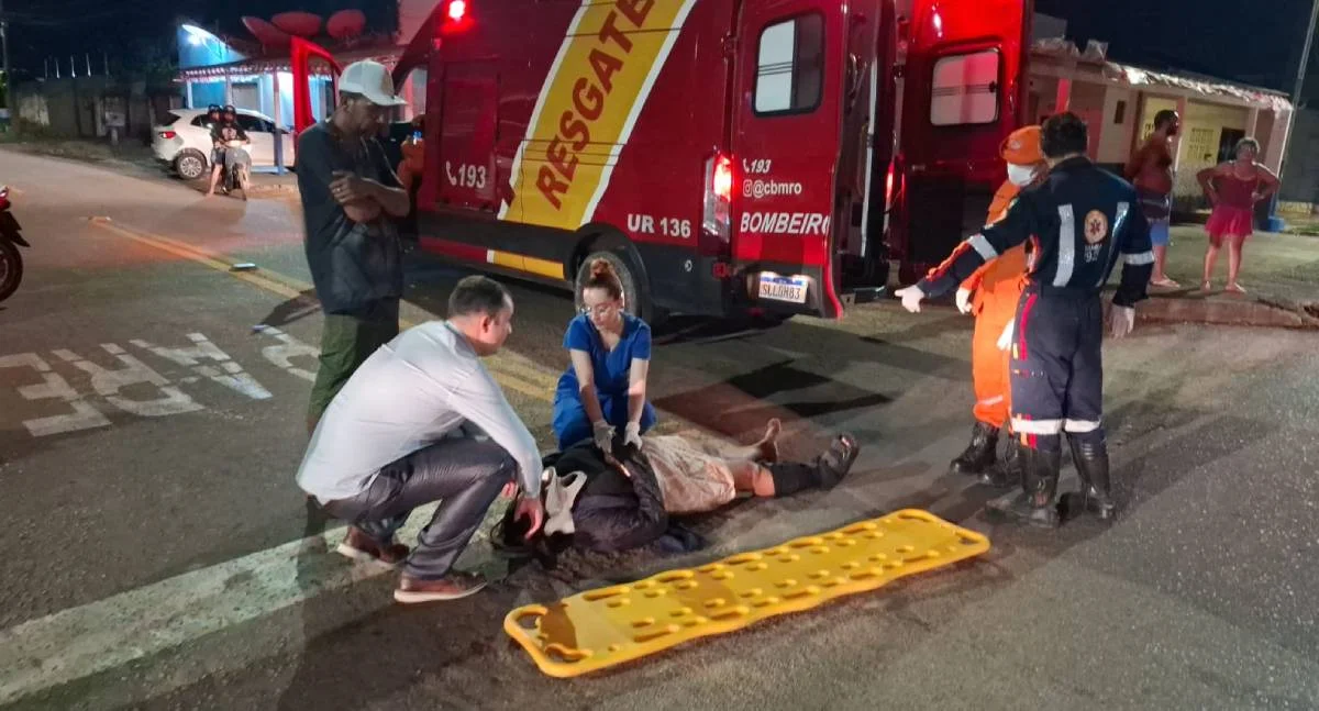 Colisão entre duas motocicletas deixa três pessoas feridas no bairro Tancredo Neves em Porto Velho 2 Colisão entre duas motocicletas deixa três pessoas feridas no bairro Tancredo Neves em Porto Velho